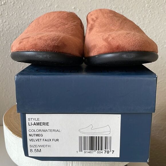 NIB Lori Goldstein Nutmeg Brown Flats Size 8.5 - Picture 2 of 9